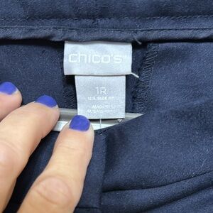Chico's Midnight Blue Trousers